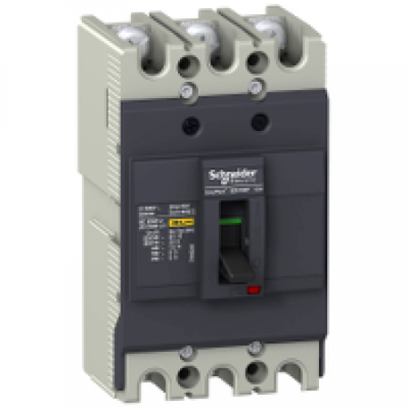 circuit breaker Easypact EZC100F - 100 A - 3 poles 3d