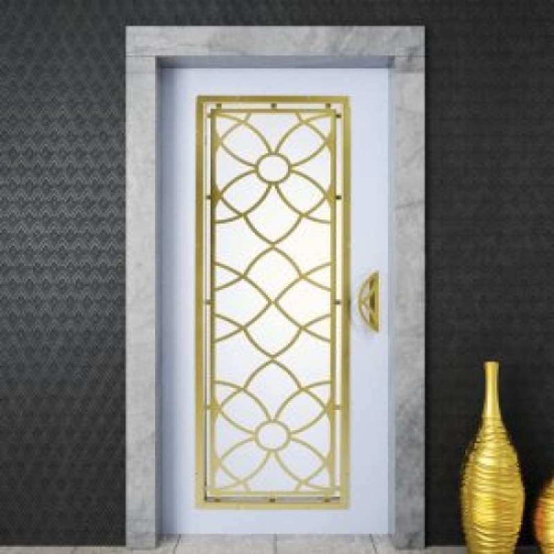 HAS Turkish Door 70 cm - Forge - North - White and Gold
