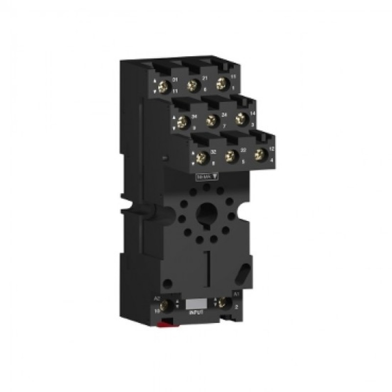 Socket RUZ - mixed contact - 10A - < 250V - connector -for relay RXM2.., RUMC3..